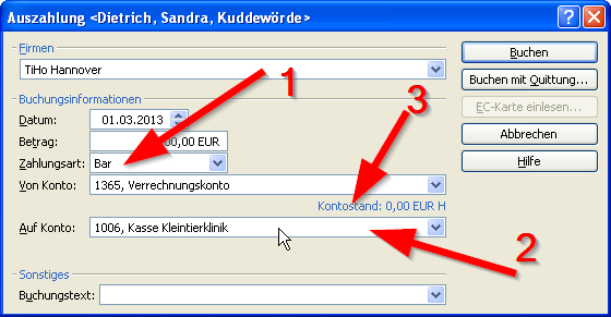 Auszahlung 2